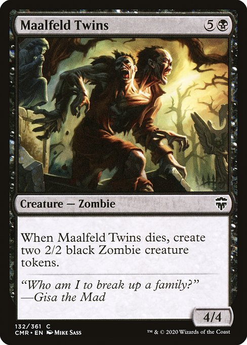 【EN】マルフェルドの双子/Maalfeld Twins [CMR] 黒C No.132