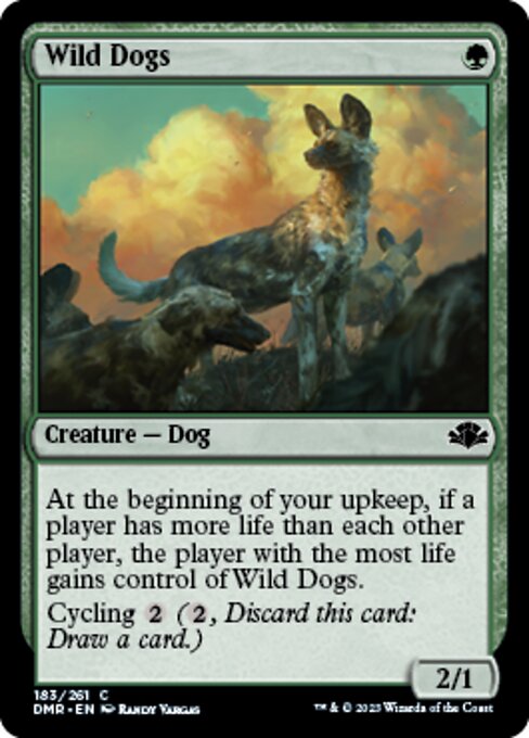 【EN】野生の犬/Wild Dogs [DMR] 緑C No.183
