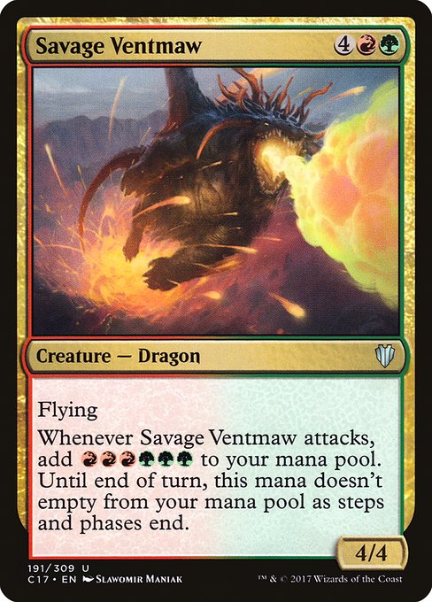 【EN】凶暴な熱口/Savage Ventmaw [C17] 金U No.191