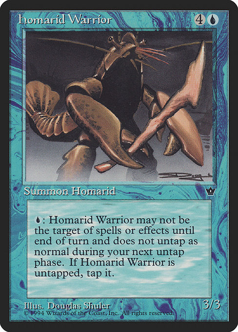 【EN】ホマリッドの戦士/Homarid Warrior [FEM] 青C No.22c
