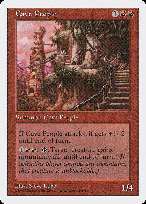 【EN】穴居人/Cave People [5ED] 赤U No.215