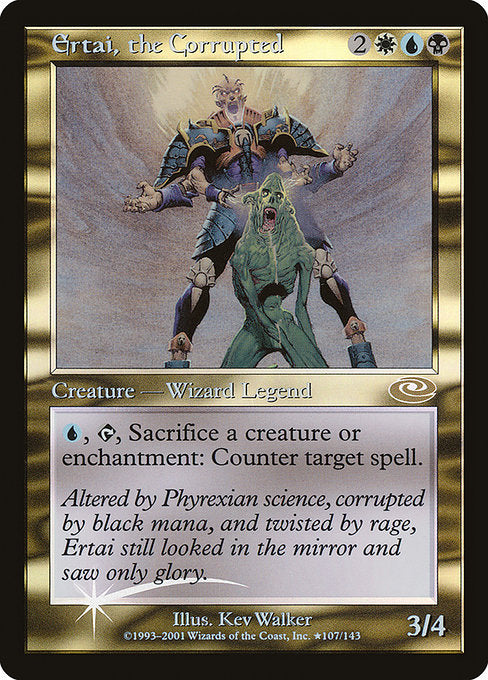 【Foil】【EN】堕落した者アーテイ/Ertai, the Corrupted [PLS] 金R No.107★