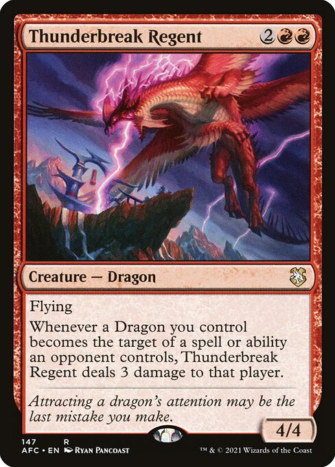 【EN】雷破の執政/Thunderbreak Regent [AFC] 赤R No.147