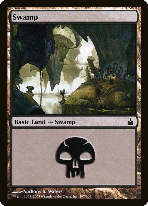 【Foil】【EN】沼/Swamp [RAV] 無C No.297