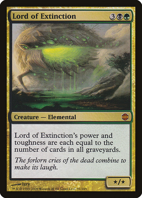 【Foil】【EN】絶滅の王/Lord of Extinction [ARB] 金M No.91