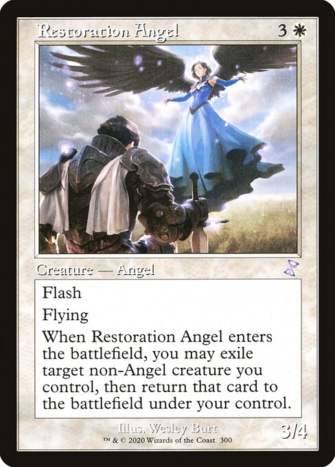 【Foil】【EN】修復の天使/Restoration Angel [TSR] 白S No.300