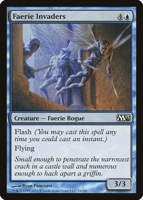 【Foil】【EN】フェアリーの侵略者/Faerie Invaders [M13] 青C No.51