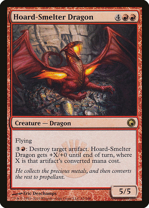 【EN】蔵製錬のドラゴン/Hoard-Smelter Dragon [SOM] 赤R No.93