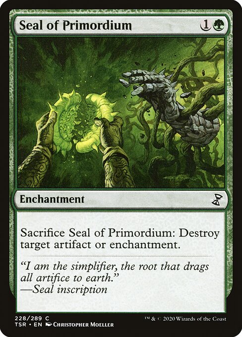 【EN】原基の印章/Seal of Primordium [TSR] 緑C No.228