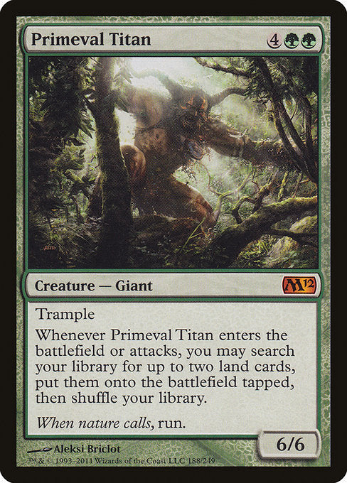 【EN】原始のタイタン/Primeval Titan [M12] 緑M No.188