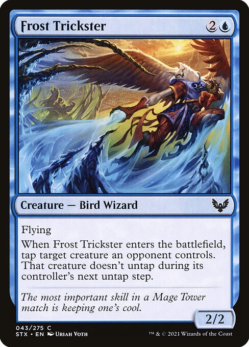 【Foil】【EN】霜のペテン師/Frost Trickster [STX] 青C No.43