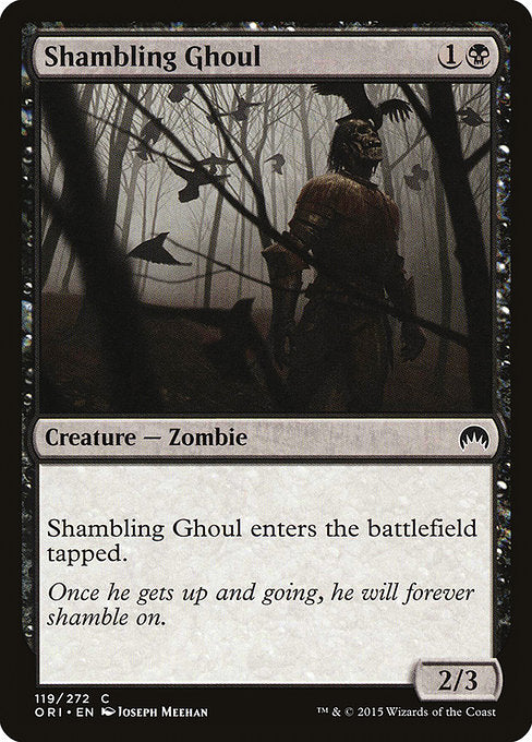 【EN】よろめくグール/Shambling Ghoul [ORI] 黒C No.119