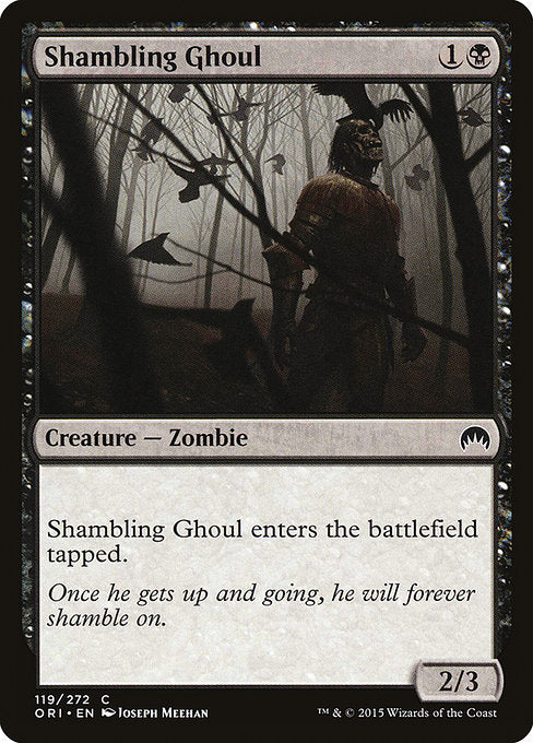 【Foil】【EN】よろめくグール/Shambling Ghoul [ORI] 黒C No.119