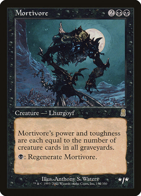 【Foil】【EN】死を食うもの/Mortivore [ODY] 黒R No.152