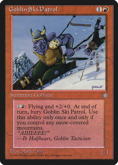 【EN】Goblin Ski Patrol [ICE] 赤C No.190