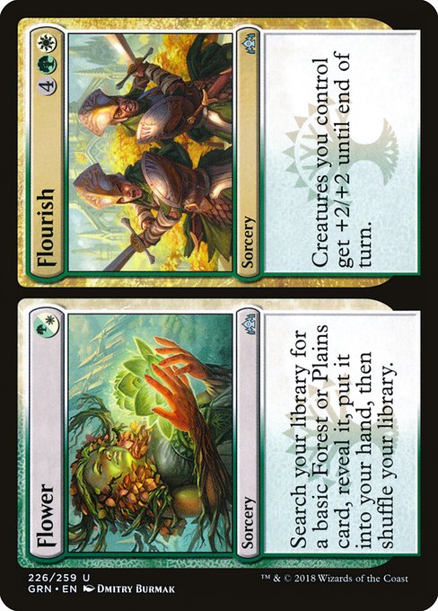 【Foil】【EN】Flower // Flourish [GRN] 分+混U No.226