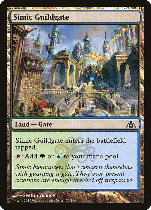 【Foil】【EN】シミックのギルド門/Simic Guildgate [DGM] 無C No.156