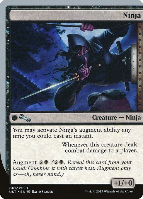 【Foil】【EN】Ninja [UST] 黒U No.61