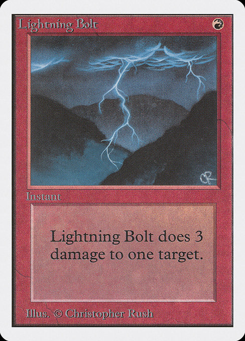 【EN】稲妻/Lightning Bolt [2ED] 赤C No.162