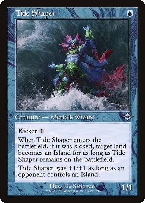 【Foil】【EN】激浪の形成師/Tide Shaper [MH2] 青U No.394