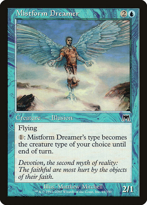 【Foil】【EN】霧衣の夢幻/Mistform Dreamer [ONS] 青C No.93