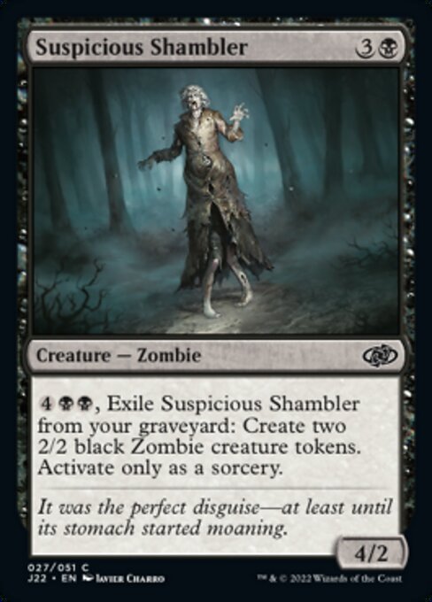 【EN】Suspicious Shambler [J22] 黒C No.27